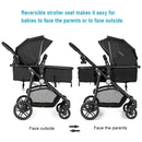 2-in-1 Foldable Pushchair Newborn Infant Baby Stroller by LJGDeals