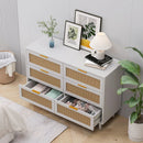 6 Drawer Storage Modern Cabinet For Bedroom by Unique Piece Furniture