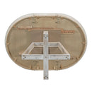 5-Piece Retro Functional Dining Set, Round Table with a 16"W Leaf and 4 Upholstered Chairs for Dining Room and Living Room (Natural)