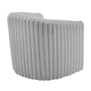 Alexa - Barrel Swivel Chair - Gray by HouseOfZazla