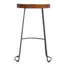 Chunky Bar Stool - Chestnut by HouseOfZazla
