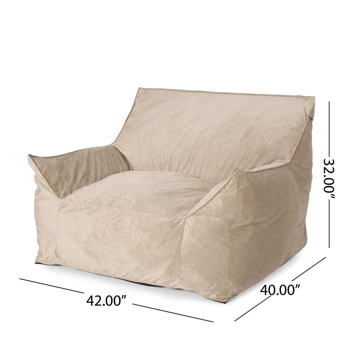 Allea - Bean Bag Chair With Armrests, photo 14 of 16