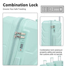 3 Pieces Set 20" / 24" / 28" Spinner Wheel Luggage With Combination Lock by HouseOfZazla
