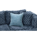 Modular Sectional Sofa, Boneless Couch With 2 Movable Ottomans by HouseOfZazla