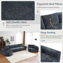 U-Shaped Oversized Modular Cloud Sectional Sofa With Deep Seat For Living Room
