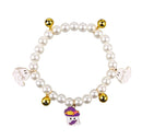 3pcs Pearl Necklace For Pets Halloween Decoration Cat Necklace Puppy Dog Bell Neck Ornament