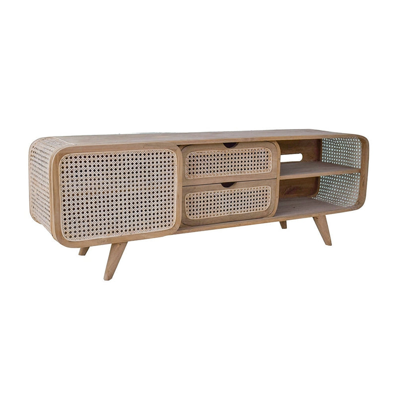 Walker Edison | Teak TV Stand Sideboard