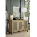 Ashton - 3 Door Accent Cabinet - Natural by HouseOfZazla