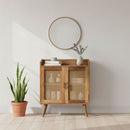 Larissa - T Bar Raised Cabinet - Brown by HouseOfZazla