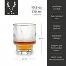 Meridian Crystal Tumblers Set of 2 by Viski