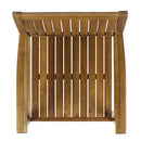 Amethyst Outdoor Dining Chair With Slat Design (Set of 2) - Natural