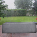 97" x 65" x 26" Heavy Duty Outdoor Sectional Sofa Cover, Waterproof Patio Furniture Cover for Weather Protection, Gray