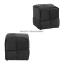 Modern Ottoman Foot Rest With Woven Design by Unique Piece Furniture
