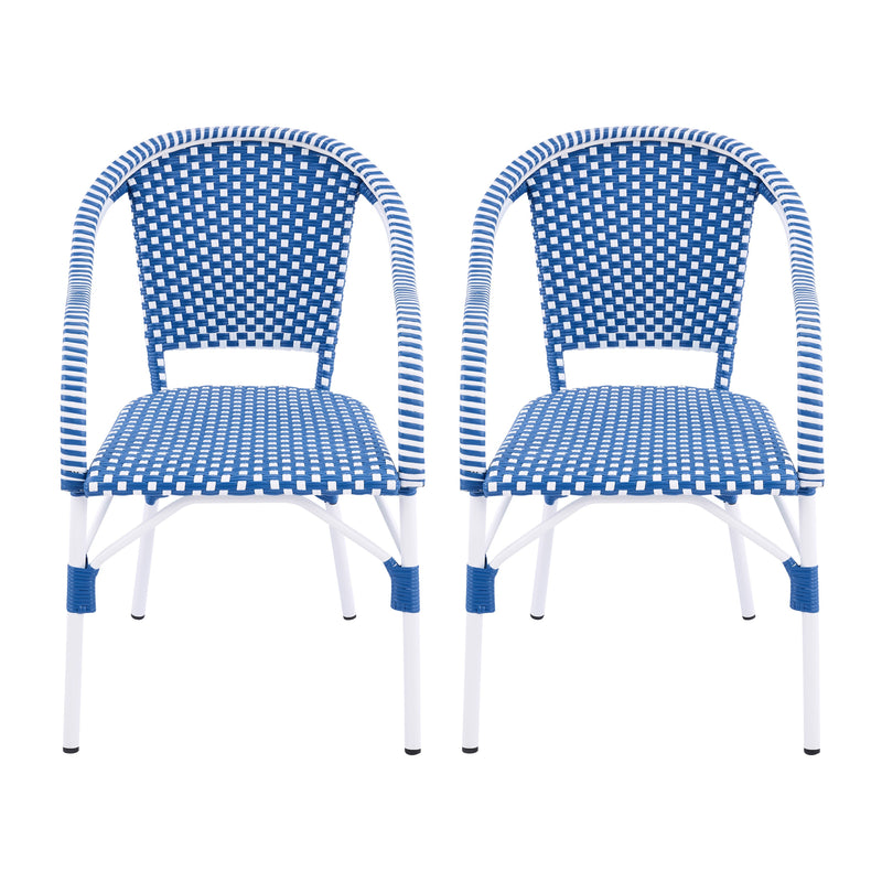 Outdoor Bistro Chairs with Aluminum Frame, Set of 2, photo 3 of 10