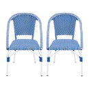 Outdoor Bistro Chairs with Aluminum Frame, Set of 2 by HouseOfZazla