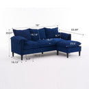 Convertible Combination Sofa With Footstools With Storage by Unique Piece Furniture