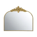 Arched Wall Mirror With Metal Frame, Wall Mirror For Living Room by Unique Piece Furniture