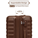 6 Piece Luggage Set with Duffel Bags and Expandable Suitcases