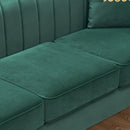 FX-P82B-GR Velvet Sofa