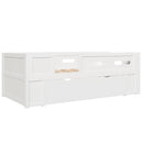 Platform Bed With Guardrail And Drawer by HouseOfZazla