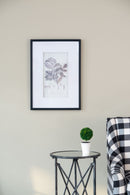 Botanical Wall Art Prints, Home Decor For Living Room Dining Room, Bedroom, Hallway (Set of 4) - White / Black by HouseOfZazla