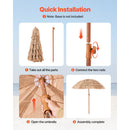 Tiki Umbrella Thatched Patio Umbrella 6 ft Poolside Beach Umbrella