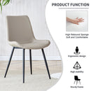 Modern Medieval Style Restaurant Cushioned Chairs With Suede Backrests
