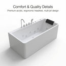 67-Inch Single-Person Luxury Whirlpool Bathtub