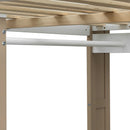 Loft Bed With Built In Storage Shelves, Clothes Rail, And Desk by HouseOfZazla
