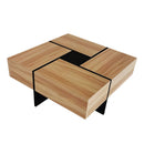 Wallace - Coffee Table With 4 Hidden Storage Compartments - Brown by Unique Piece Furniture