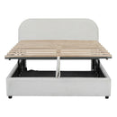 Upholstered Platform Bed With Hydraulic Storage System by HouseOfZazla