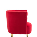 Accent Chair, leisure single chair with Golden feet