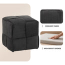 Modern Ottoman Foot Rest With Woven Design by Unique Piece Furniture