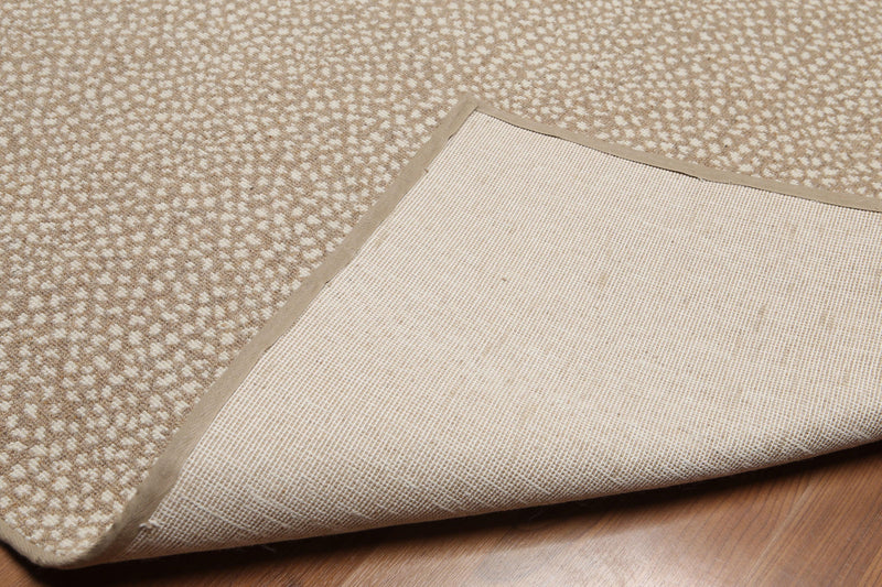 3'2'x6'5'' 100% wool area rug runner Beige