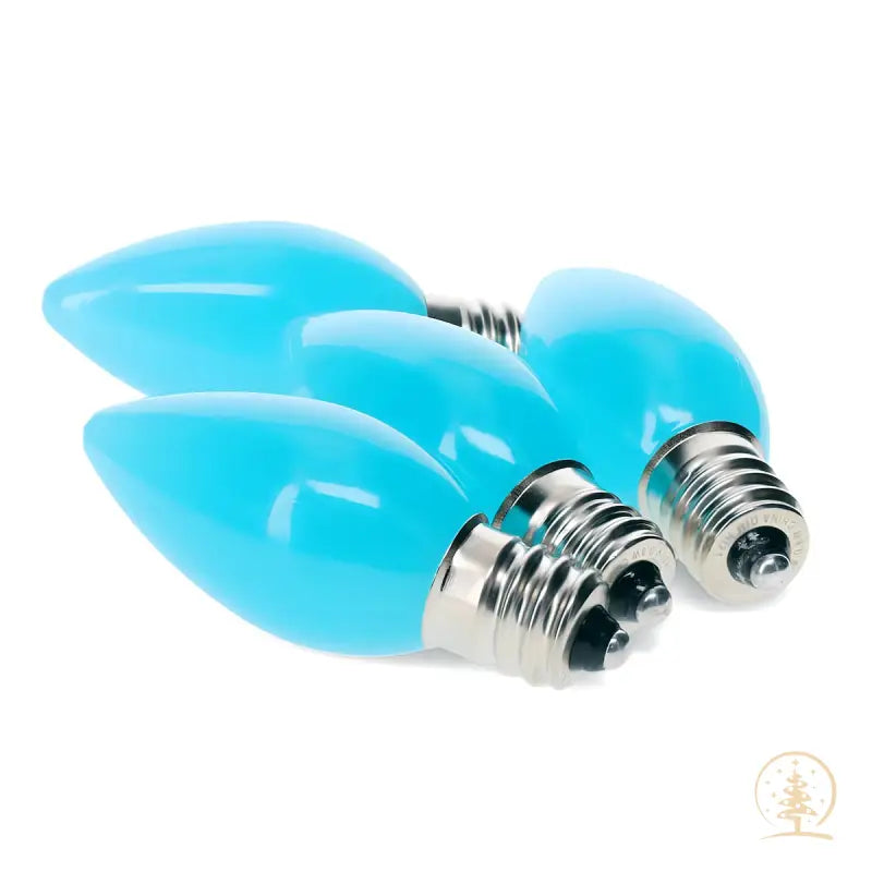 C7 Teal Smooth ProCore LED Christmas Light Bulbs