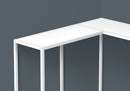 Corner Accent Console Table For Entryway, Unique L-Shaped Design by HouseOfZazla