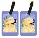 Golden Retriever Luggage Tag