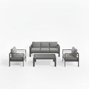 Outdoor Patio Set, All-Weather & Thick Cushions by HouseOfZazla