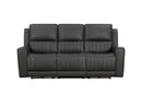 Pierce - Power Sofa With Power Recline, Power Headrest (Drop Down Table With Two Cup Holders)-Zero Gravity, Lumbar