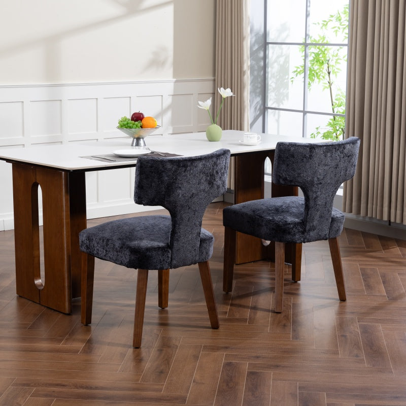 Mid Century Modern Dining Chairs Set of 2, photo 3 of 10