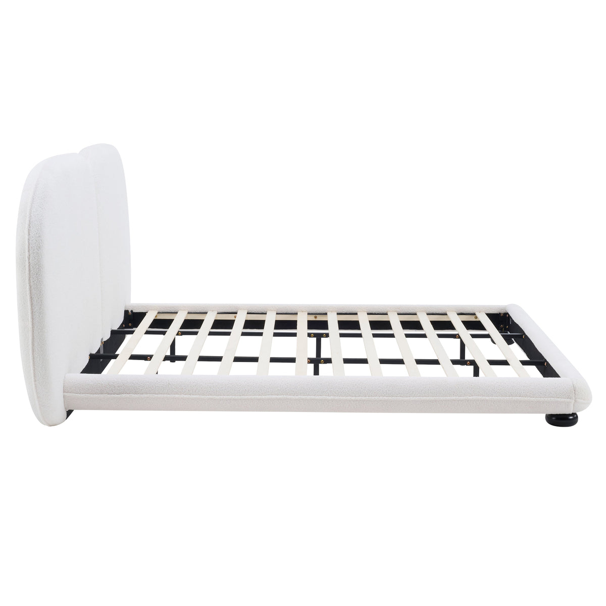 Extra Thick Upholstered Platform Bed Frame, photo 7 of 10