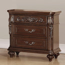 3 Piece Bedroom Set With Tufted Headboard And 2 Nightstands by HouseOfZazla