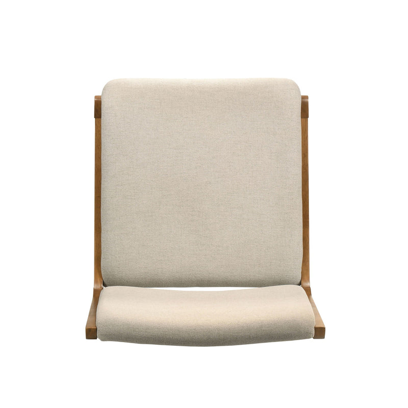 Contemporary Dining Chair Set Upholstered Fabric With Rubberwood Frame, photo 14 of 14