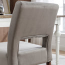 Accent Chairs Set of 2, Velvet Chairs with Solid Woood, Upholstered Dining Chairs for Living Room, Kitchen, Bedroom, Beauty Room,Dining room- Grey