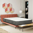12" Premium Hybrid Mattress In A Box Soft Gel Memory Foam Top With Cooling Technology - Gray / White - Queen by HouseOfZazla