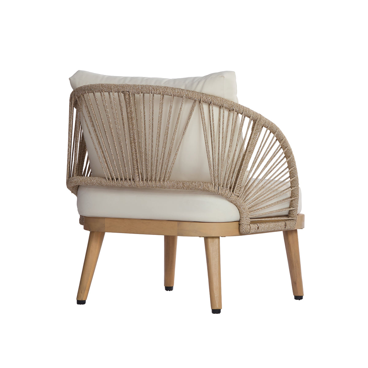 4-Piece Acacia Wood Patio Seating Set, photo 9 of 10