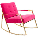 Accent Chair, leisure rocking chair with Stainless steel feet