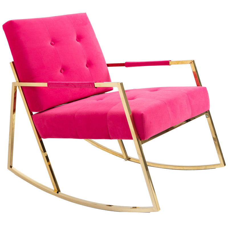 Accent Chair, leisure rocking chair with Stainless steel feet