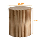 Walker Edison | Wood Fluted Side Table