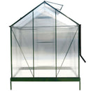 Polycarbonate house, Heavy Duty Outdoor Aluminum Walk-In House Kit With Rain Gutter, Vent And Door For Backyard Garden by HouseOfZazla